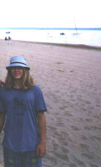 Me at a beach in New York